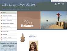 Tablet Screenshot of debraleecarr.com